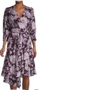 Gabby Skye Floral Wrap Dress